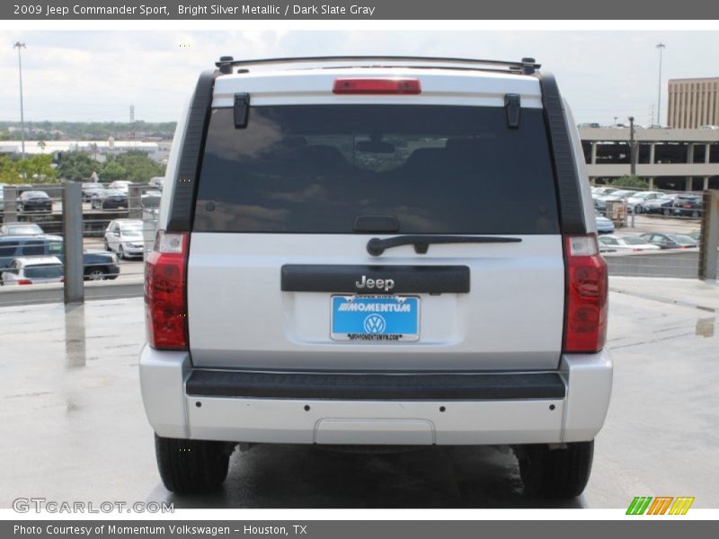 Bright Silver Metallic / Dark Slate Gray 2009 Jeep Commander Sport