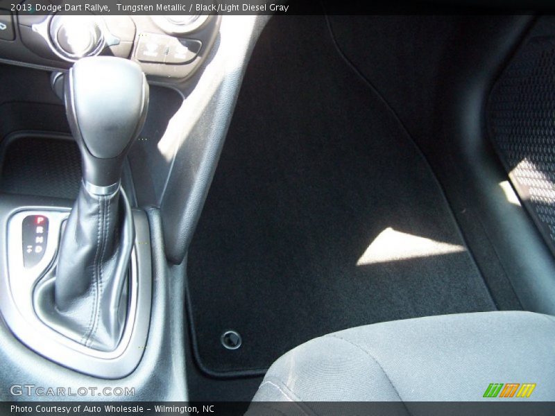 Tungsten Metallic / Black/Light Diesel Gray 2013 Dodge Dart Rallye