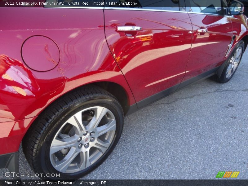 Crystal Red Tintcoat / Titanium/Ebony 2012 Cadillac SRX Premium AWD