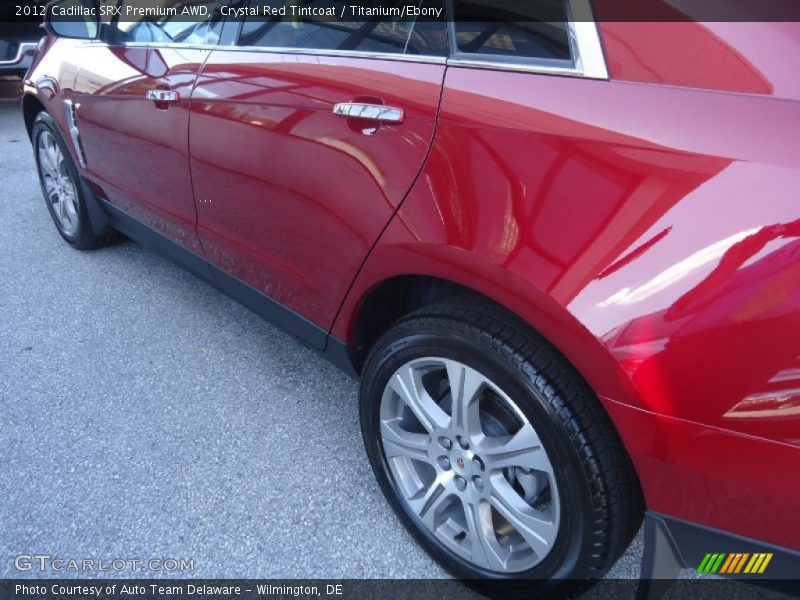 Crystal Red Tintcoat / Titanium/Ebony 2012 Cadillac SRX Premium AWD