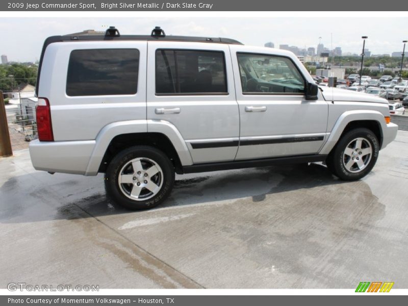 Bright Silver Metallic / Dark Slate Gray 2009 Jeep Commander Sport