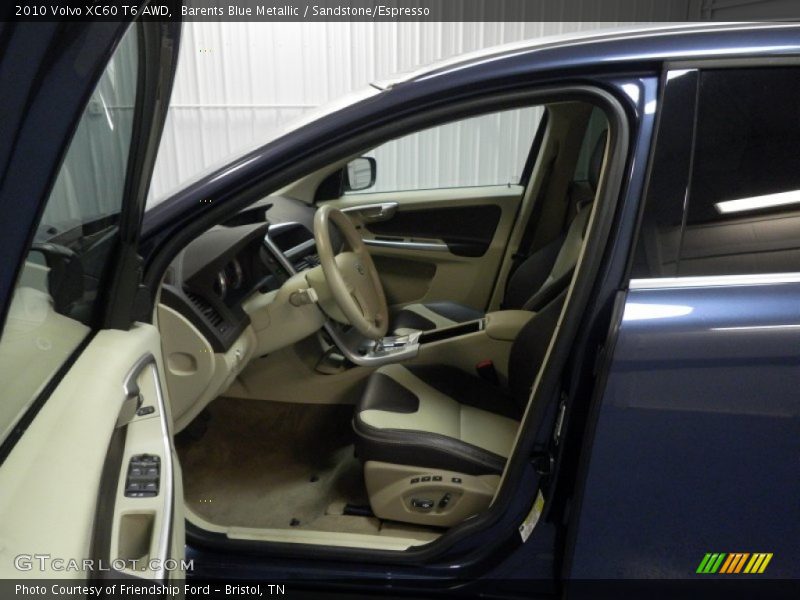 Barents Blue Metallic / Sandstone/Espresso 2010 Volvo XC60 T6 AWD