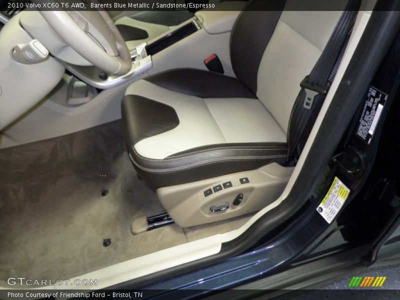 Barents Blue Metallic / Sandstone/Espresso 2010 Volvo XC60 T6 AWD