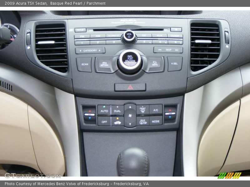Basque Red Pearl / Parchment 2009 Acura TSX Sedan