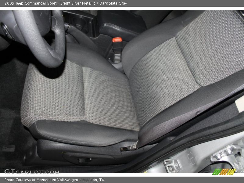 Bright Silver Metallic / Dark Slate Gray 2009 Jeep Commander Sport