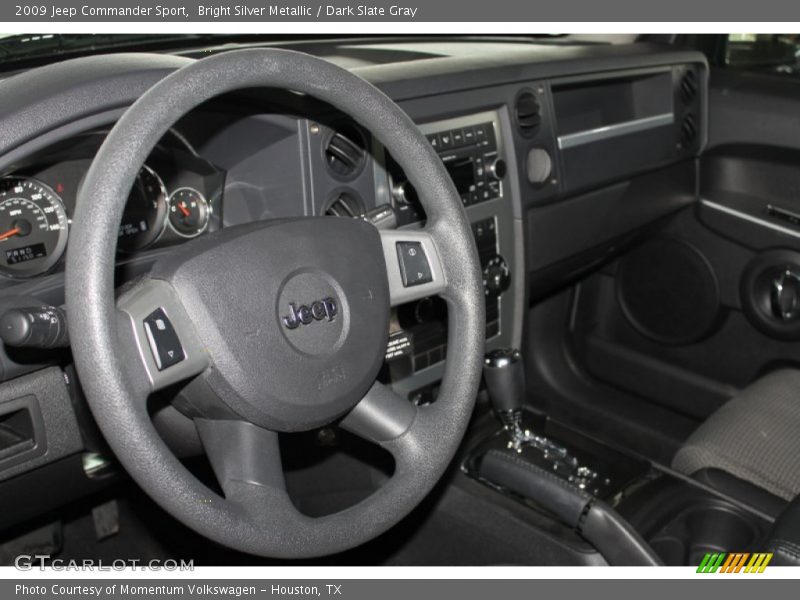 Bright Silver Metallic / Dark Slate Gray 2009 Jeep Commander Sport