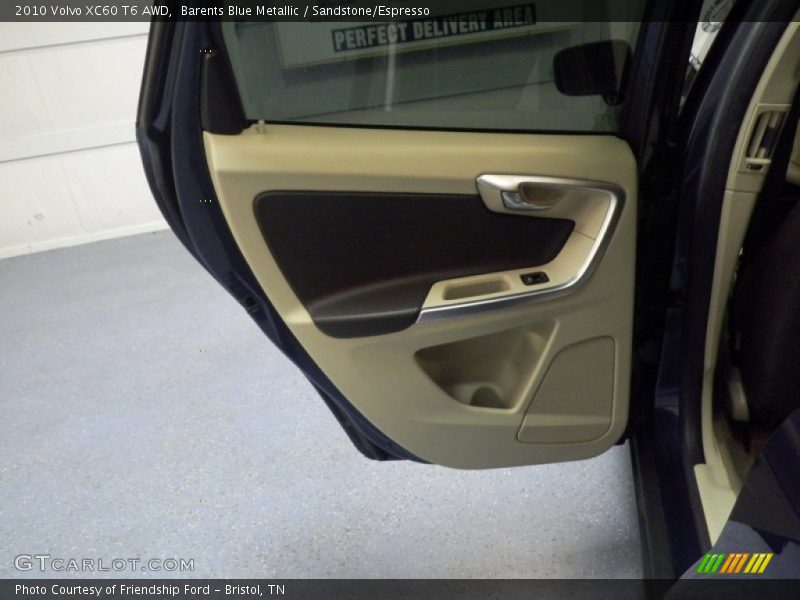 Barents Blue Metallic / Sandstone/Espresso 2010 Volvo XC60 T6 AWD