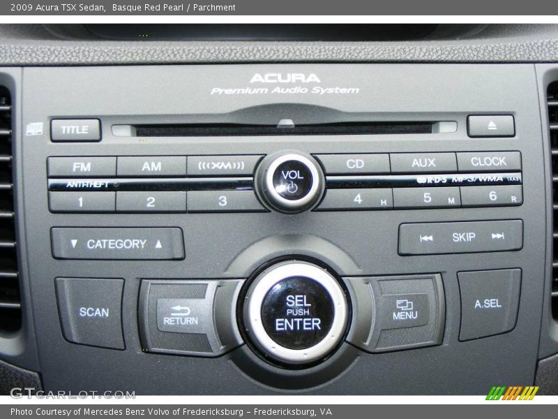 Basque Red Pearl / Parchment 2009 Acura TSX Sedan