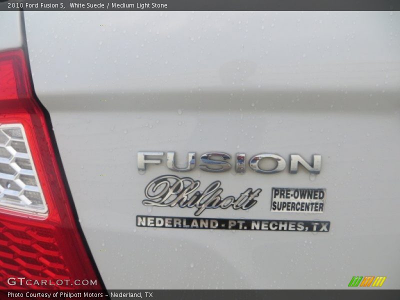 White Suede / Medium Light Stone 2010 Ford Fusion S