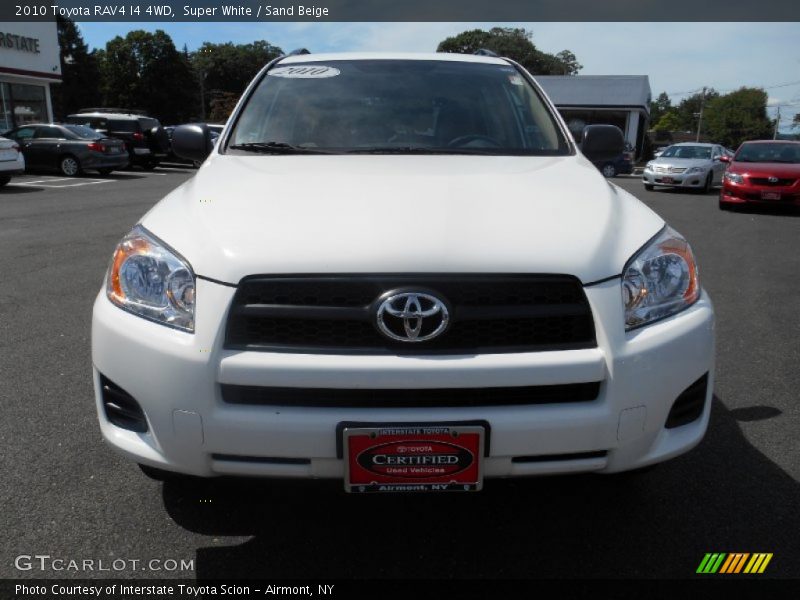 Super White / Sand Beige 2010 Toyota RAV4 I4 4WD