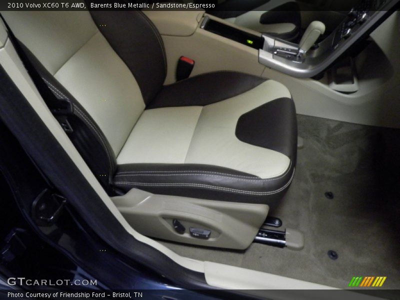 Barents Blue Metallic / Sandstone/Espresso 2010 Volvo XC60 T6 AWD