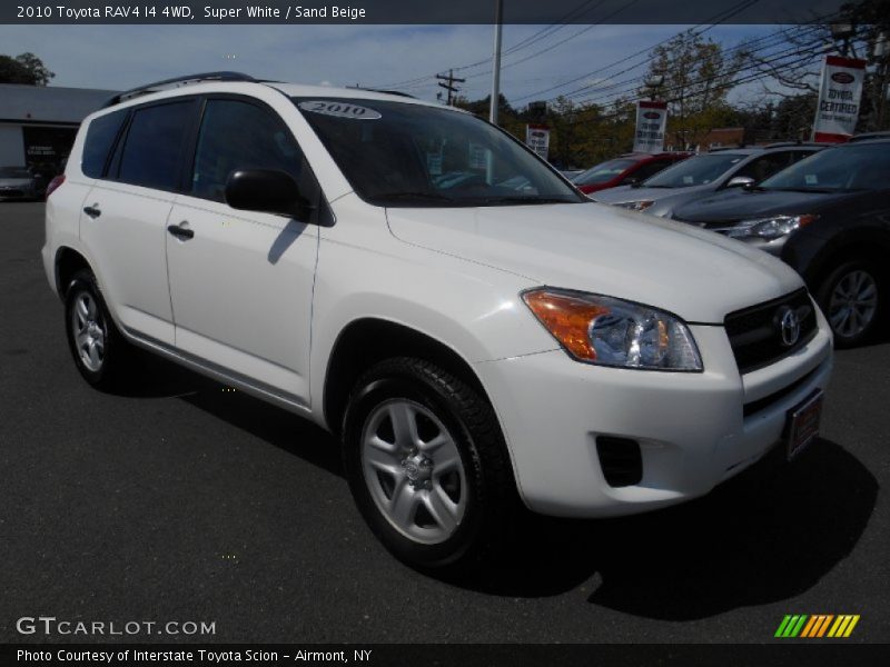 Super White / Sand Beige 2010 Toyota RAV4 I4 4WD