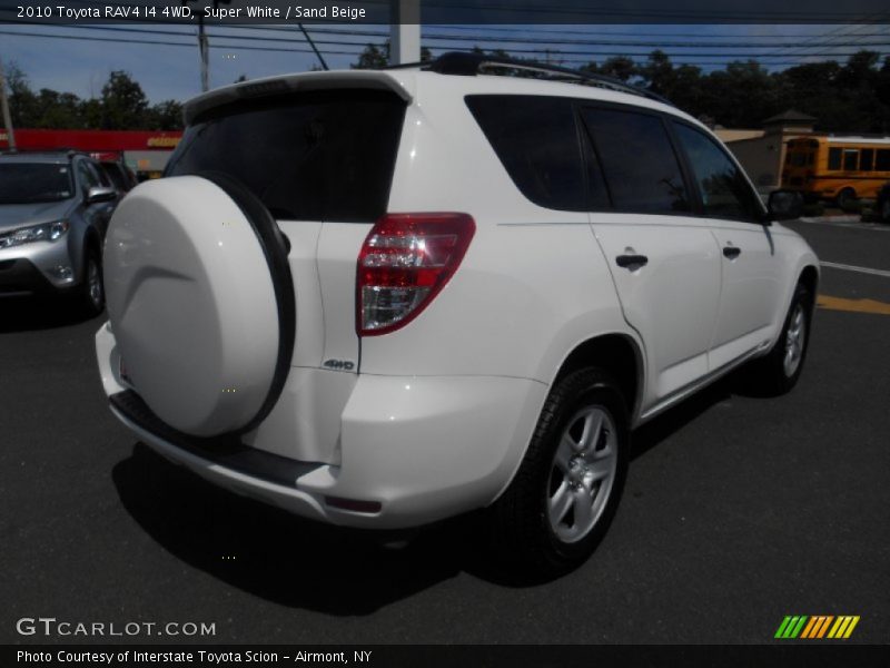 Super White / Sand Beige 2010 Toyota RAV4 I4 4WD