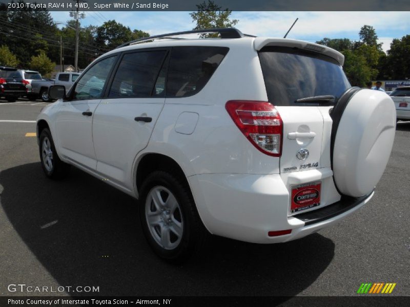 Super White / Sand Beige 2010 Toyota RAV4 I4 4WD
