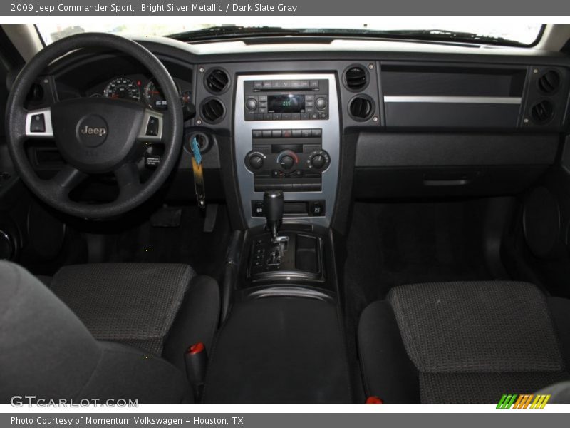 Bright Silver Metallic / Dark Slate Gray 2009 Jeep Commander Sport