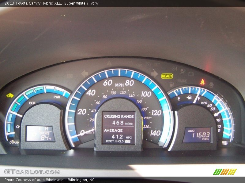 Super White / Ivory 2013 Toyota Camry Hybrid XLE