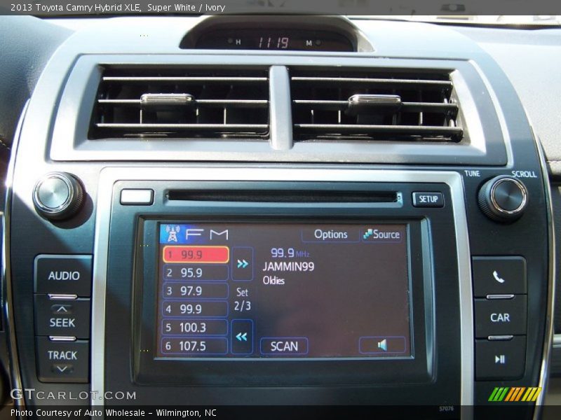 Super White / Ivory 2013 Toyota Camry Hybrid XLE