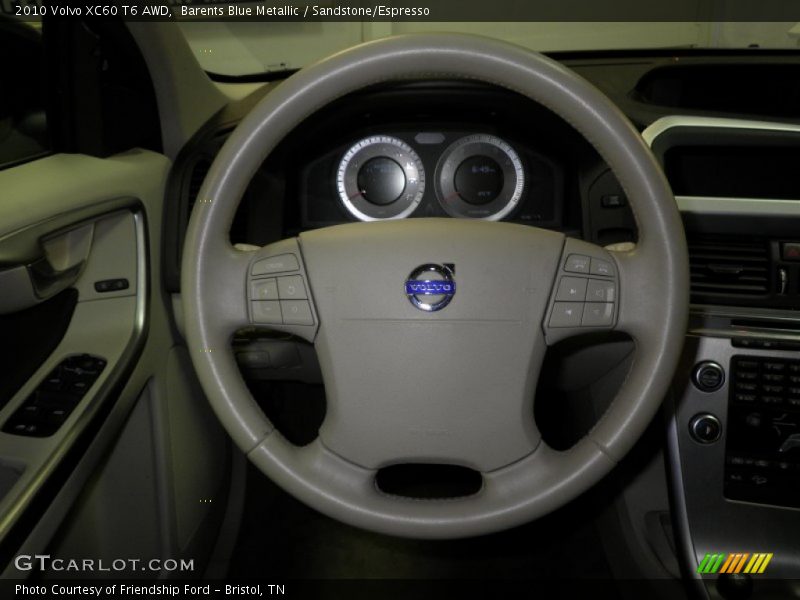 Barents Blue Metallic / Sandstone/Espresso 2010 Volvo XC60 T6 AWD