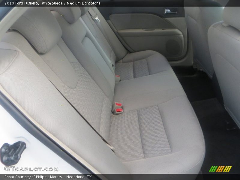 White Suede / Medium Light Stone 2010 Ford Fusion S