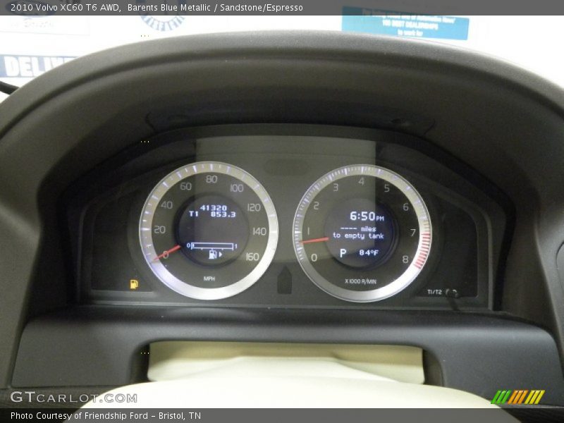 Barents Blue Metallic / Sandstone/Espresso 2010 Volvo XC60 T6 AWD