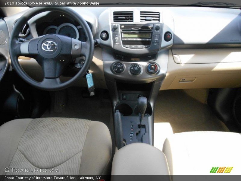Super White / Sand Beige 2010 Toyota RAV4 I4 4WD