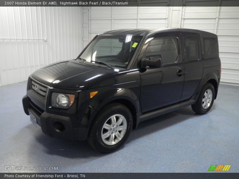 Nighthawk Black Pearl / Black/Titanium 2007 Honda Element EX AWD