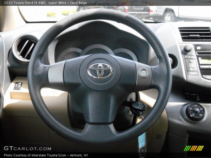 Super White / Sand Beige 2010 Toyota RAV4 I4 4WD
