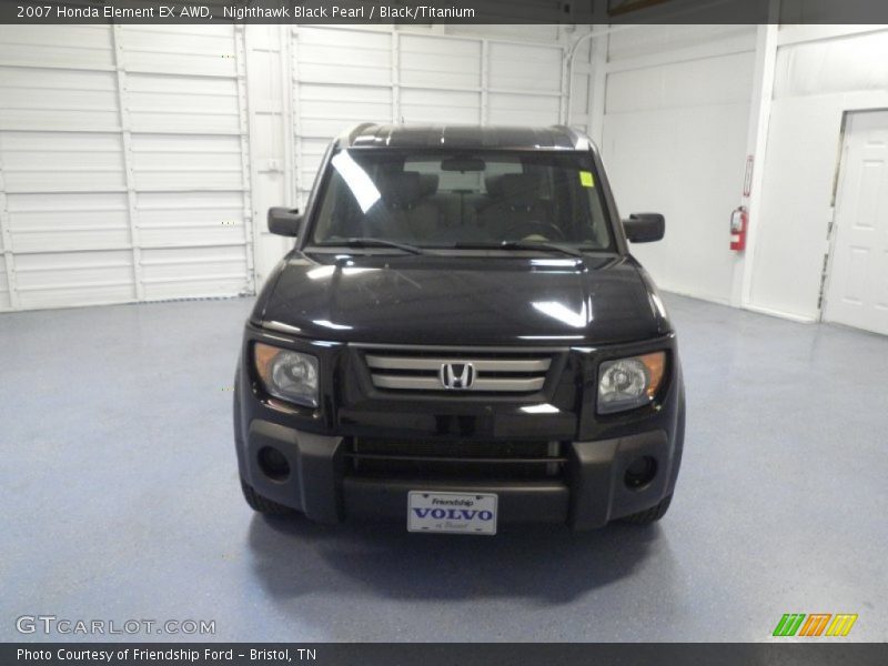 Nighthawk Black Pearl / Black/Titanium 2007 Honda Element EX AWD