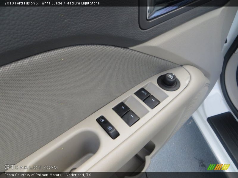 White Suede / Medium Light Stone 2010 Ford Fusion S