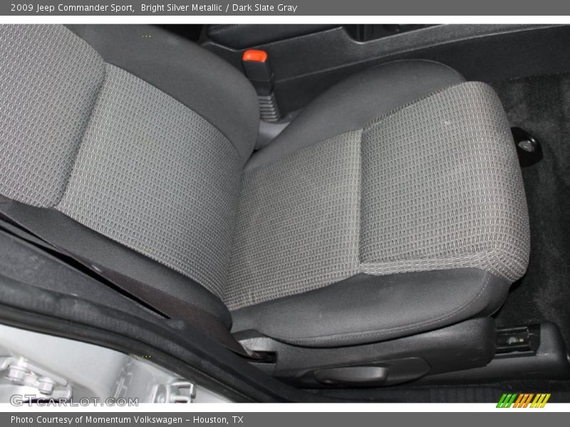 Bright Silver Metallic / Dark Slate Gray 2009 Jeep Commander Sport