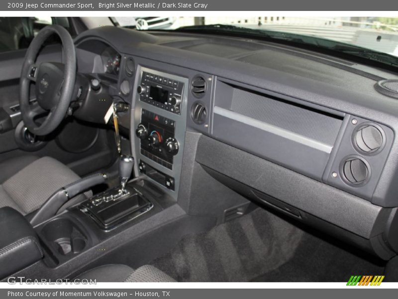 Bright Silver Metallic / Dark Slate Gray 2009 Jeep Commander Sport