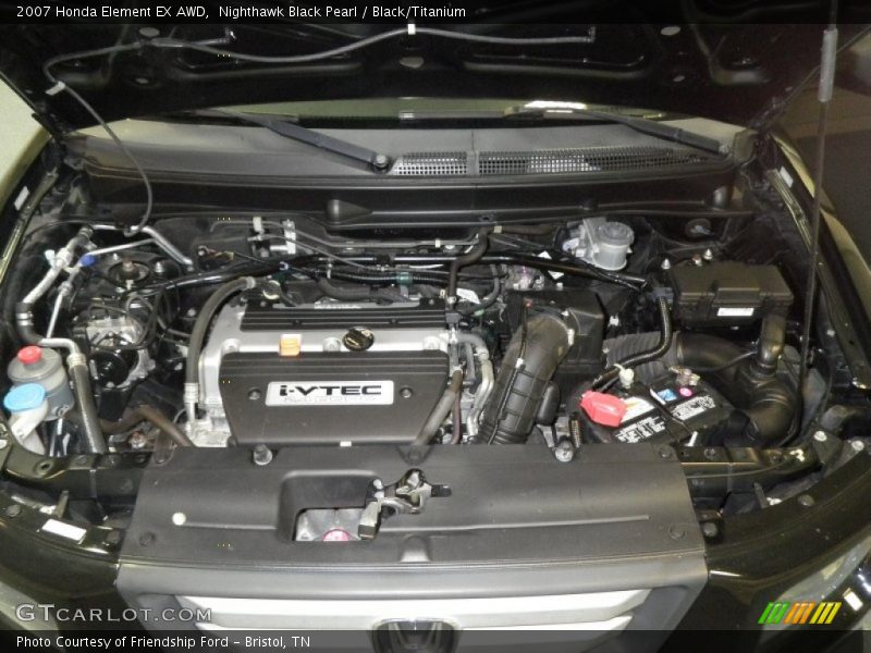 Nighthawk Black Pearl / Black/Titanium 2007 Honda Element EX AWD