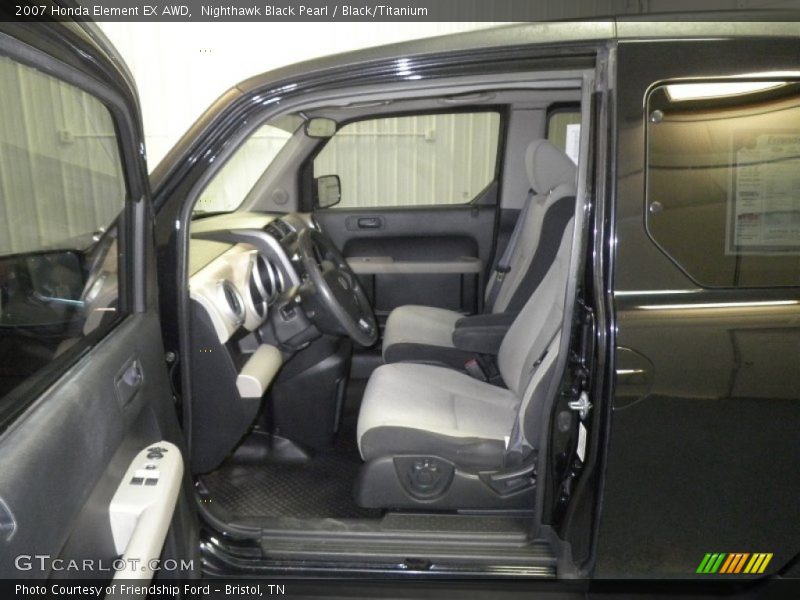 Nighthawk Black Pearl / Black/Titanium 2007 Honda Element EX AWD