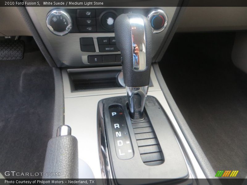 White Suede / Medium Light Stone 2010 Ford Fusion S