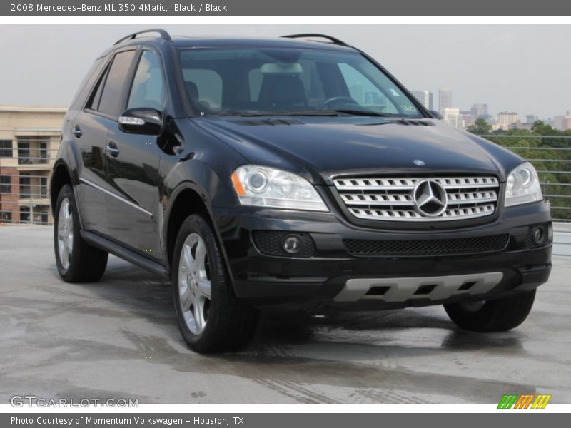 Black / Black 2008 Mercedes-Benz ML 350 4Matic
