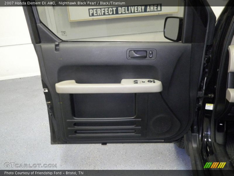 Nighthawk Black Pearl / Black/Titanium 2007 Honda Element EX AWD