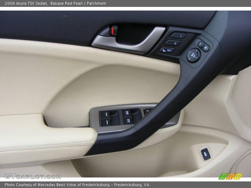Basque Red Pearl / Parchment 2009 Acura TSX Sedan