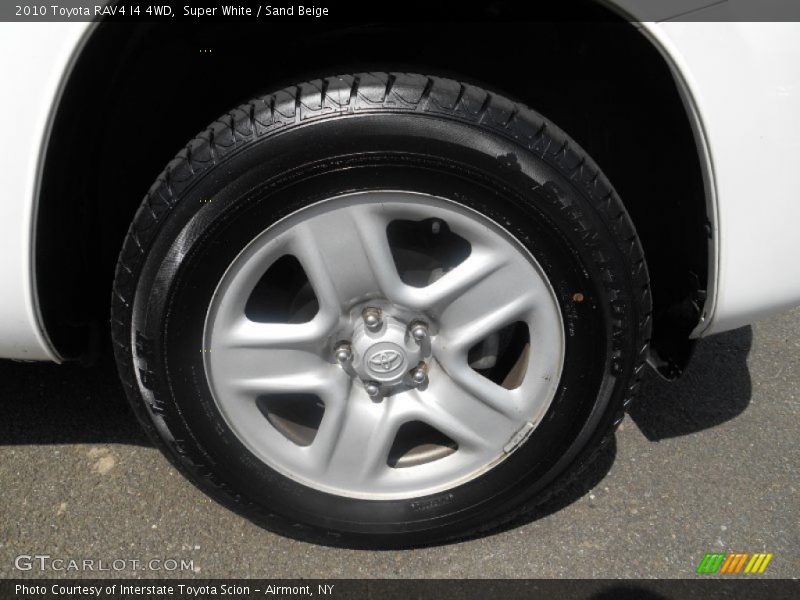 Super White / Sand Beige 2010 Toyota RAV4 I4 4WD