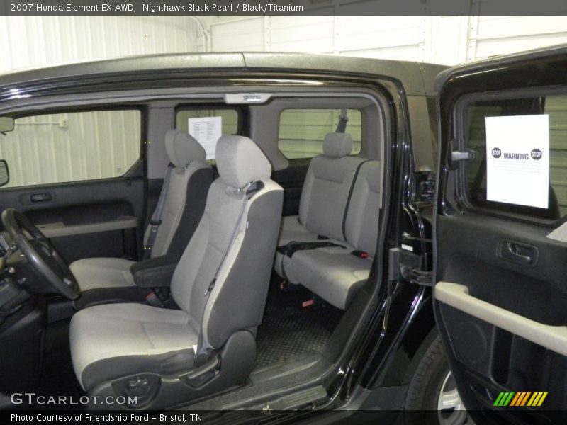 Nighthawk Black Pearl / Black/Titanium 2007 Honda Element EX AWD