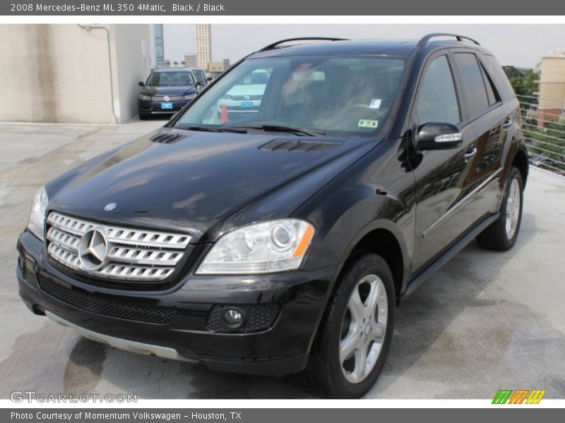Black / Black 2008 Mercedes-Benz ML 350 4Matic