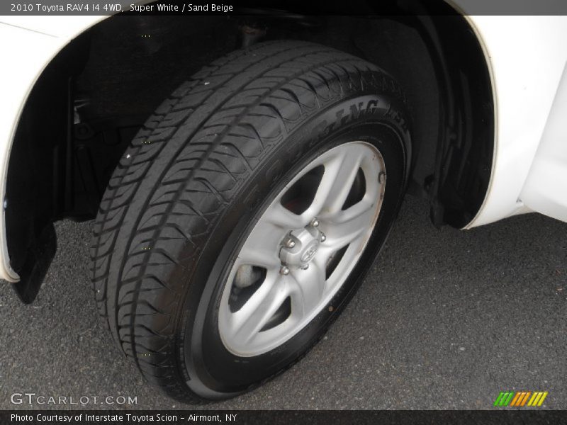 Super White / Sand Beige 2010 Toyota RAV4 I4 4WD