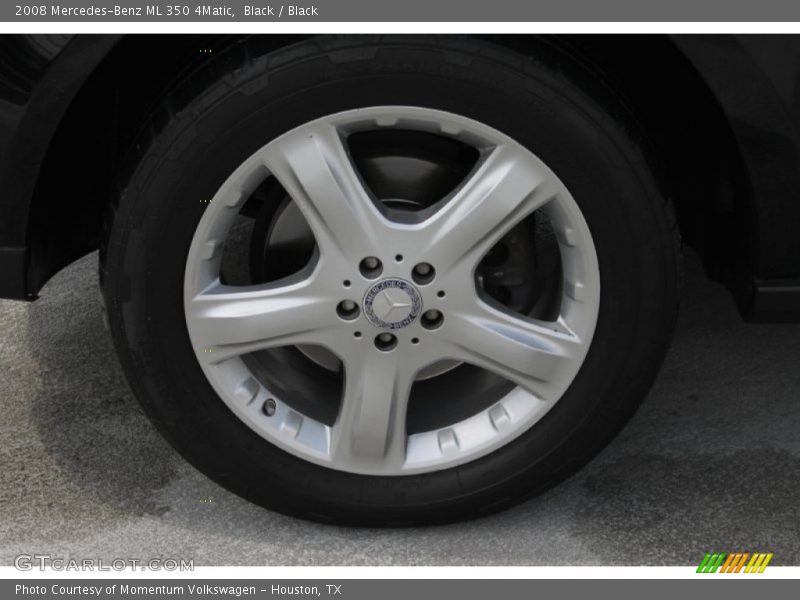 Black / Black 2008 Mercedes-Benz ML 350 4Matic