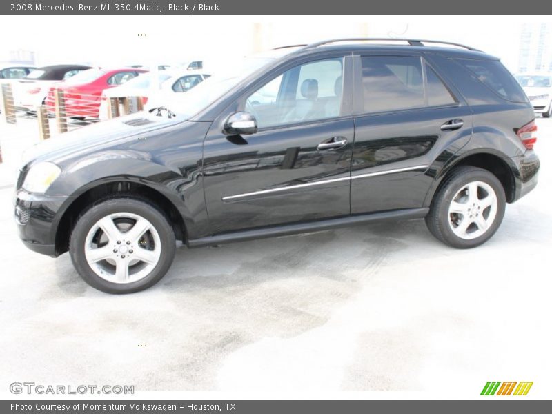Black / Black 2008 Mercedes-Benz ML 350 4Matic