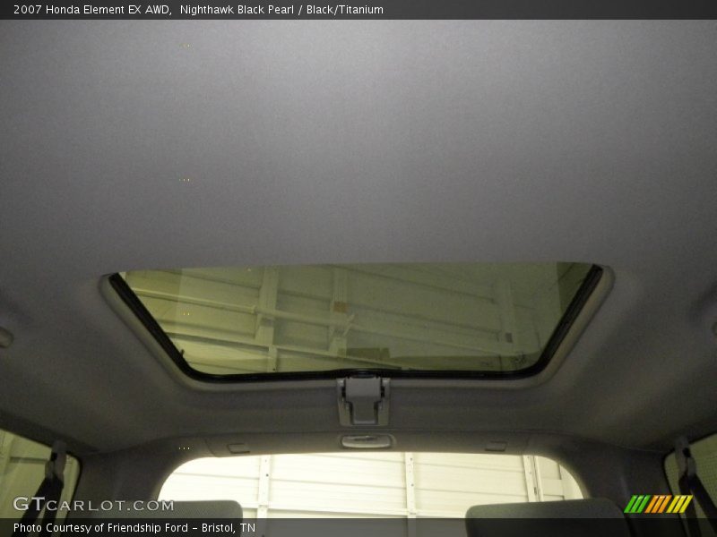 Nighthawk Black Pearl / Black/Titanium 2007 Honda Element EX AWD