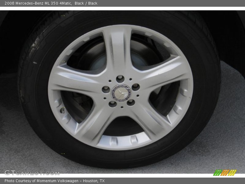 Black / Black 2008 Mercedes-Benz ML 350 4Matic