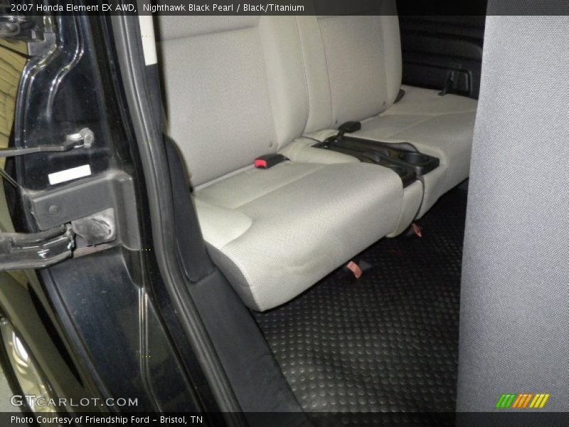 Nighthawk Black Pearl / Black/Titanium 2007 Honda Element EX AWD