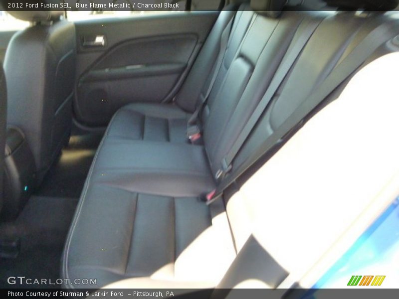Blue Flame Metallic / Charcoal Black 2012 Ford Fusion SEL