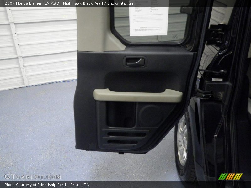 Nighthawk Black Pearl / Black/Titanium 2007 Honda Element EX AWD