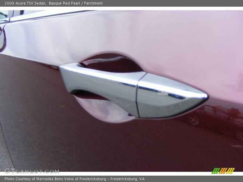 Basque Red Pearl / Parchment 2009 Acura TSX Sedan