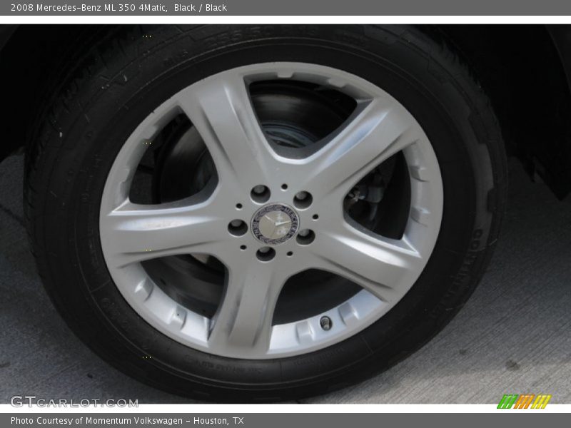 Black / Black 2008 Mercedes-Benz ML 350 4Matic